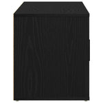 Tv-Skap Svart Eik 100 X 35 X 40 Cm Konstruert Tre