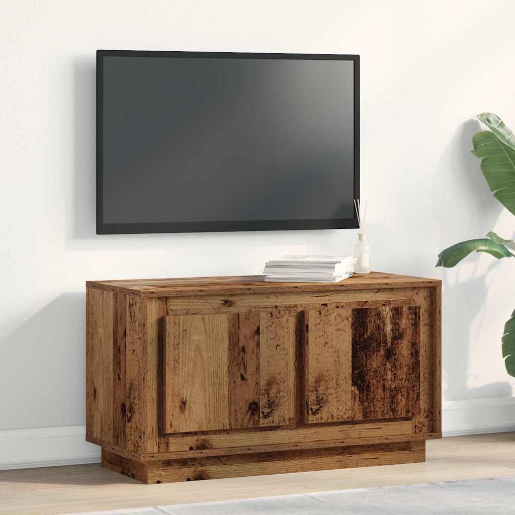 Tv-Skap Gammelt Tre 80 X 35 X 45 Cm Konstruert Tre