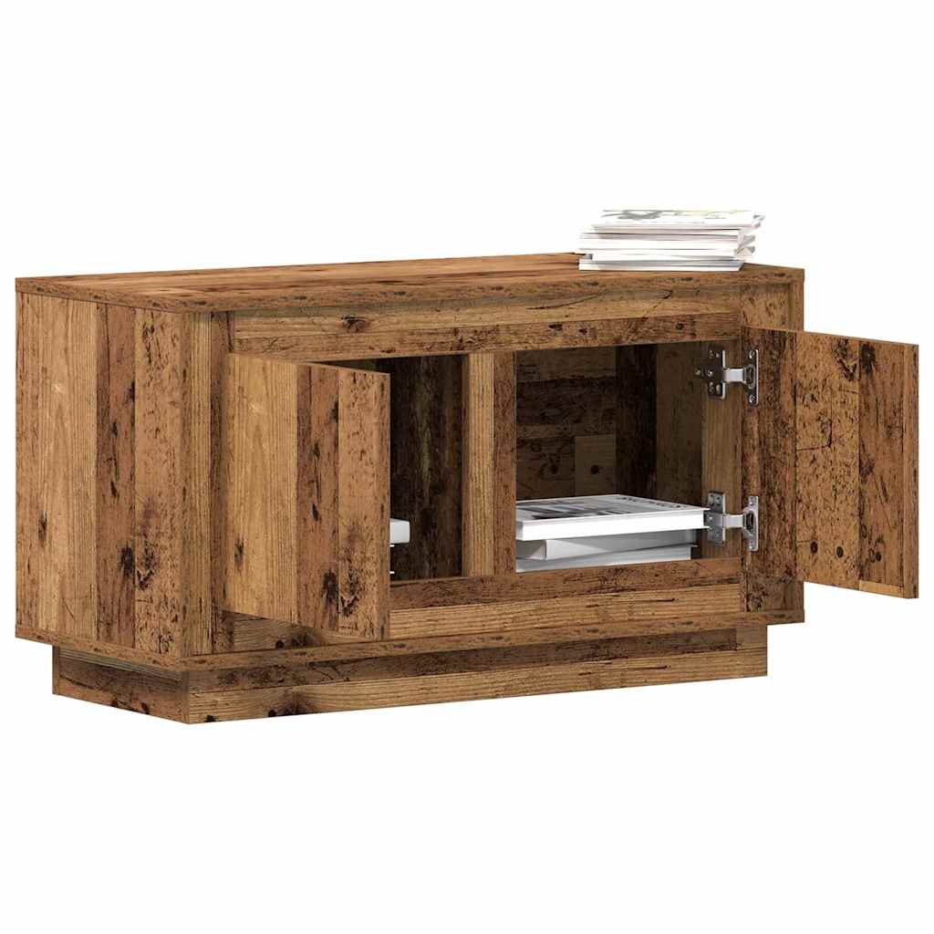 Tv-Skap Gammelt Tre 80 X 35 X 45 Cm Konstruert Tre
