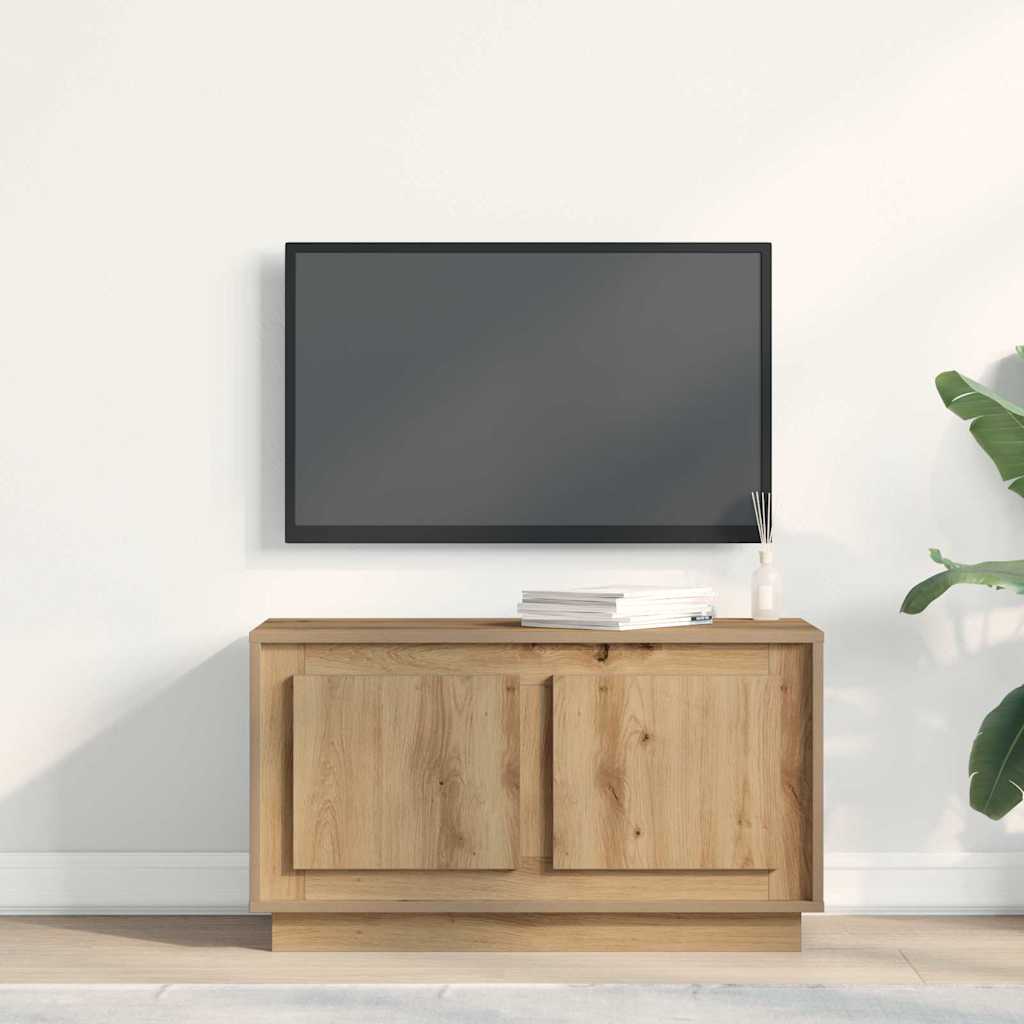Tv-Skap Artisan Eik 80 X 35 X 45 Cm Konstruert Tre