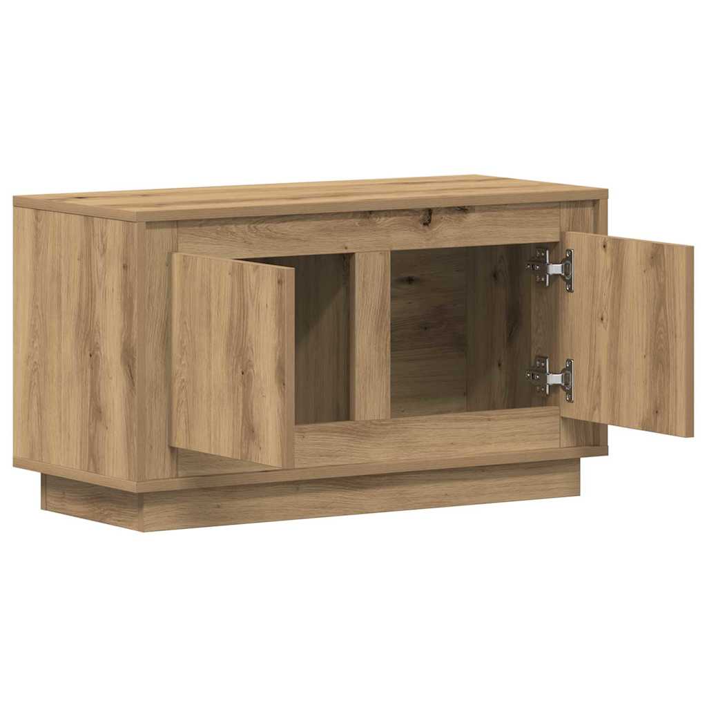 Tv-Skap Artisan Eik 80 X 35 X 45 Cm Konstruert Tre
