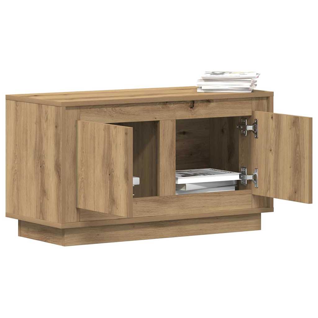 Tv-Skap Artisan Eik 80 X 35 X 45 Cm Konstruert Tre
