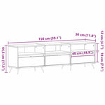 Tv-Skap Artisan Eik 150 X 30 X 44,5 Cm Konstruert Tre