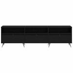 Tv-Skap Svart Eik 150 X 30 X 44,5 Cm Konstruert Tre