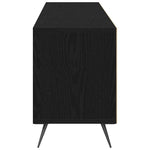 Tv-Skap Svart Eik 150 X 30 X 44,5 Cm Konstruert Tre
