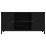Tv-Skap Svart Eik 100 X 40 X 50 Cm Konstruert Tre