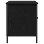 Tv-Skap Svart Eik 100 X 40 X 50 Cm Konstruert Tre