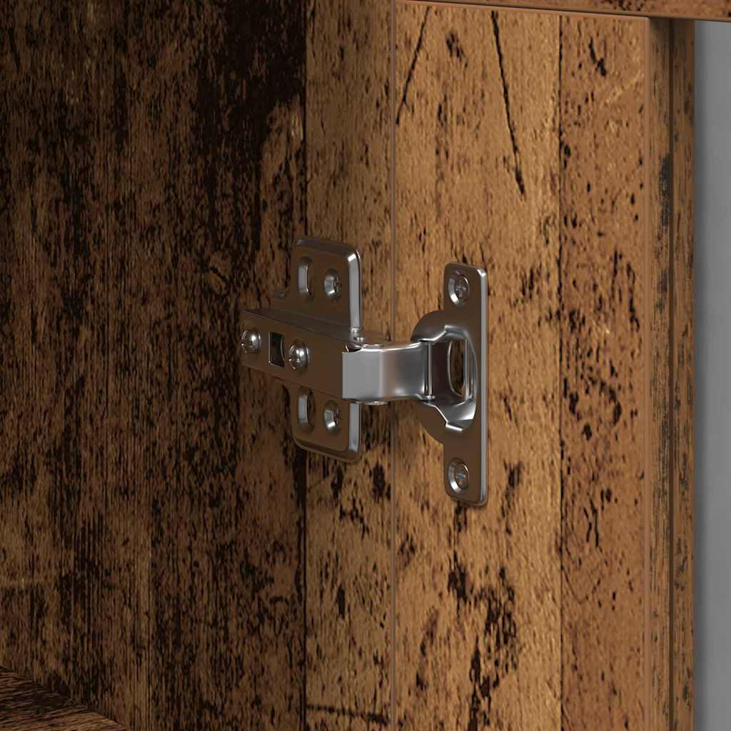 Veggskap Gammelt Tre 69,5 X 34 X 90 Cm Konstruert Tre