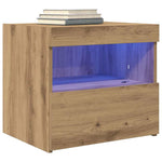 Nattbordskap Artisan Eik 50 X 40 X 45 Cm Konstruert Tre