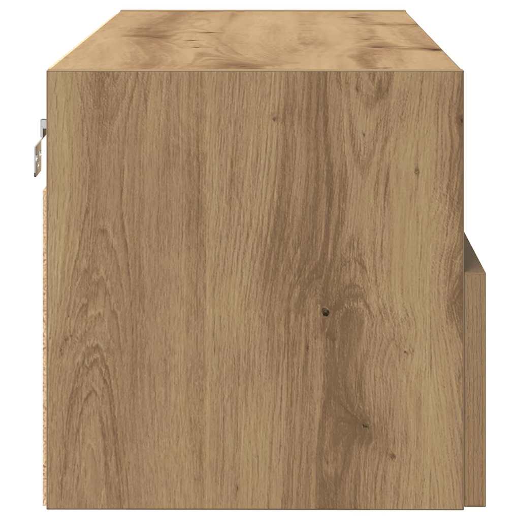 Tv Veggskap Artisan Eik 100 X 30 X 30 Cm Konstruert Tre