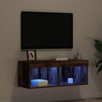 Tv-Benksett Gammelt Tre 80 X 30 X 30 Cm Konstruert Tre