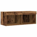 Tv-Benksett Gammelt Tre 80 X 30 X 30 Cm Konstruert Tre