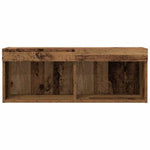 Tv-Benksett Gammelt Tre 80 X 30 X 30 Cm Konstruert Tre