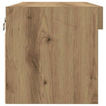 Tv-Benksett Artisan Eik 80 X 30 X 30 Cm Konstruert Tre