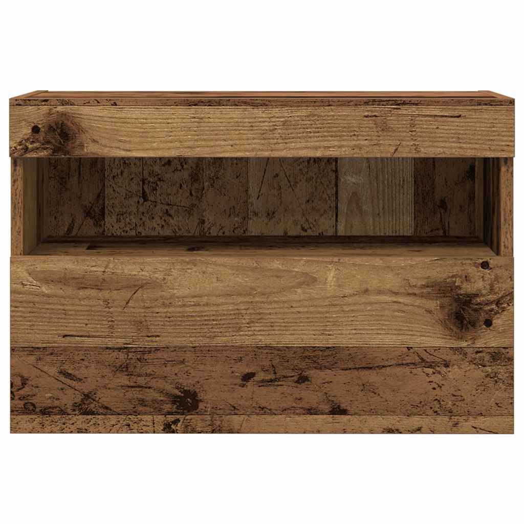 Tv Veggskap Gammelt Tre 60 X 30 X 40 Cm Konstruert Tre