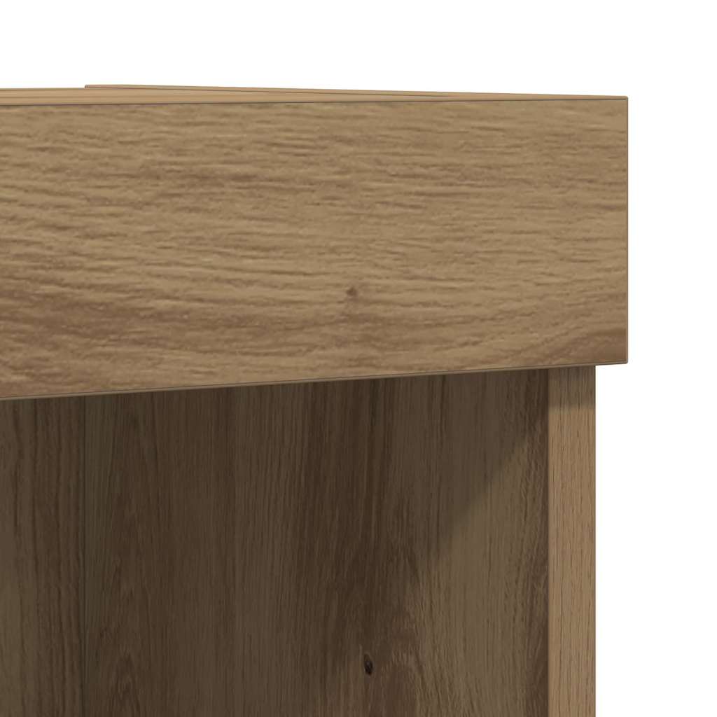 Tv Veggskap Artisan Eik 60 X 30 X 40 Cm Konstruert Tre