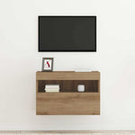 Tv Veggskap Artisan Eik 60 X 30 X 40 Cm Konstruert Tre