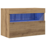 Tv Veggskap Artisan Eik 60 X 30 X 40 Cm Konstruert Tre