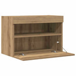 Tv Veggskap Artisan Eik 60 X 30 X 40 Cm Konstruert Tre