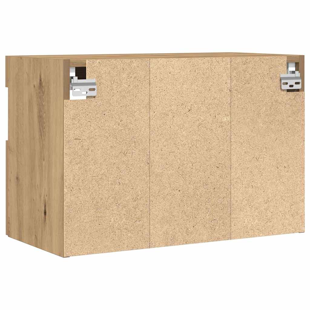 Tv Veggskap Artisan Eik 60 X 30 X 40 Cm Konstruert Tre