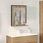 Speil Artisan Eik 50 X 12 X 60 Cm Glass Og Konstruert Tre