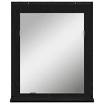 Speil Svart Eik 50 X 12 X 60 Cm Glass Og Konstruert Tre