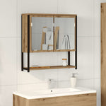Speilskap Med Hylle Artisan Eik 60 X 16 X 60 Cm Konstruert Tre