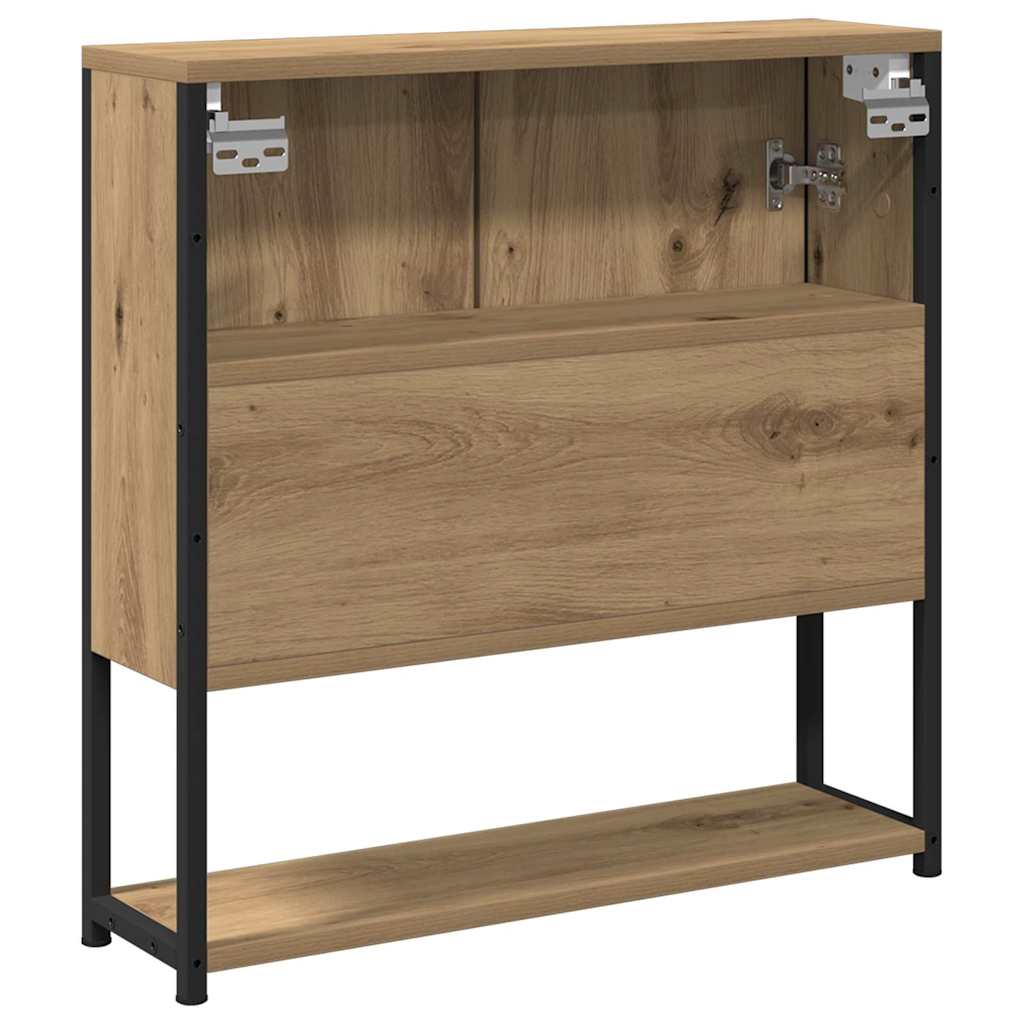 Speilskap Med Hylle Artisan Eik 60 X 16 X 60 Cm Konstruert Tre