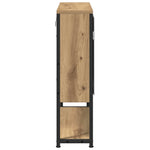 Speilskap Med Hylle Artisan Eik 60 X 16 X 60 Cm Konstruert Tre