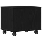 Skiverstativ Svart Eik 41 X 32 X 34,5 Cm Konstruert Tre