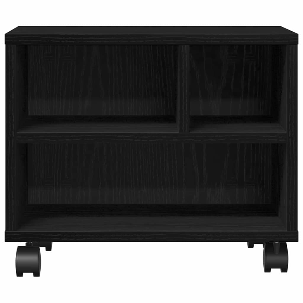 Skiverstativ Svart Eik 41 X 32 X 34,5 Cm Konstruert Tre