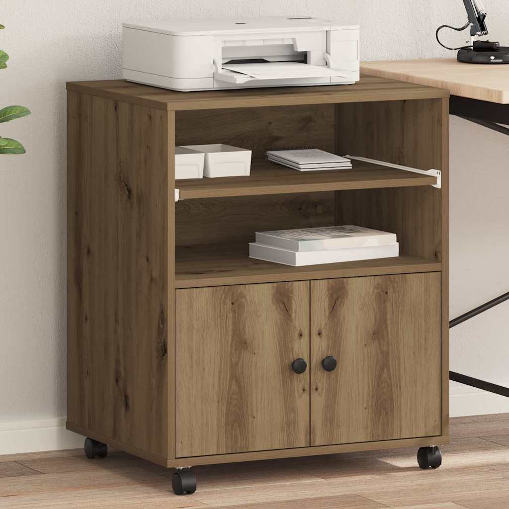 Skiverstativ Artisan Eik 60 X 48 X 74 Cm Konstruert Tre