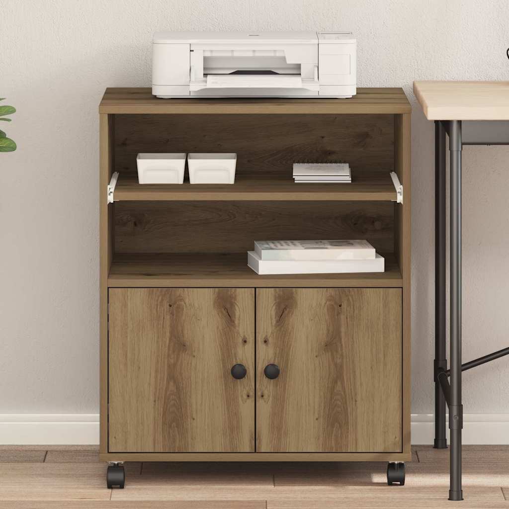 Skiverstativ Artisan Eik 60 X 48 X 74 Cm Konstruert Tre