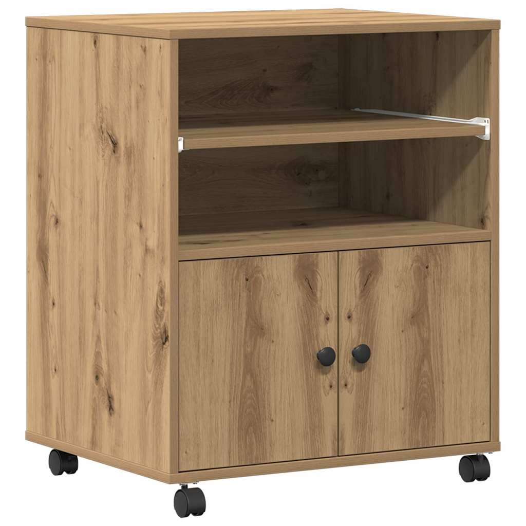 Skiverstativ Artisan Eik 60 X 48 X 74 Cm Konstruert Tre