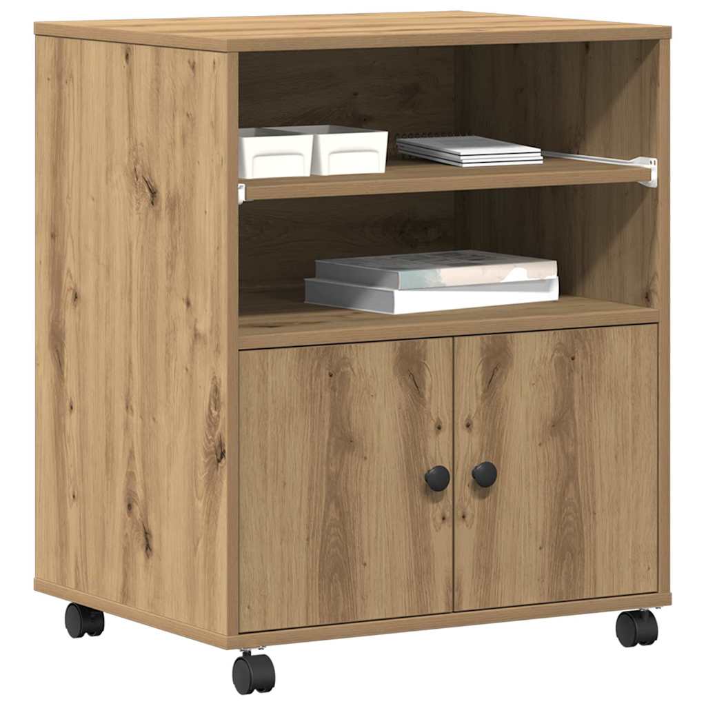 Skiverstativ Artisan Eik 60 X 48 X 74 Cm Konstruert Tre