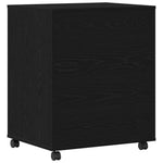 Skiverstativ Svart Eik 60 X 48 X 74 Cm Konstruert Tre