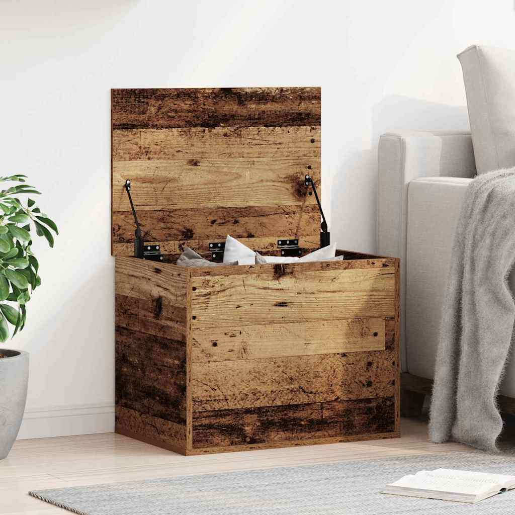 Lagringsboks Gammelt Tre 60 X 42 X 46 Cm Konstruert Tre