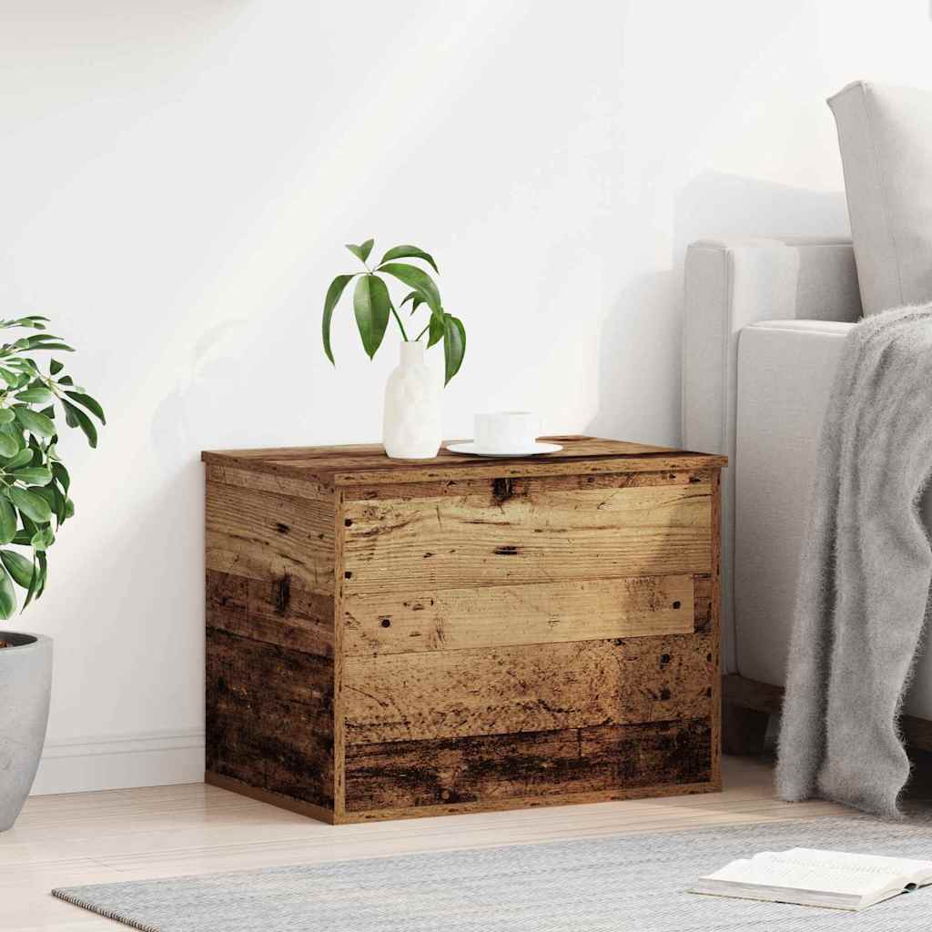 Lagringsboks Gammelt Tre 60 X 42 X 46 Cm Konstruert Tre