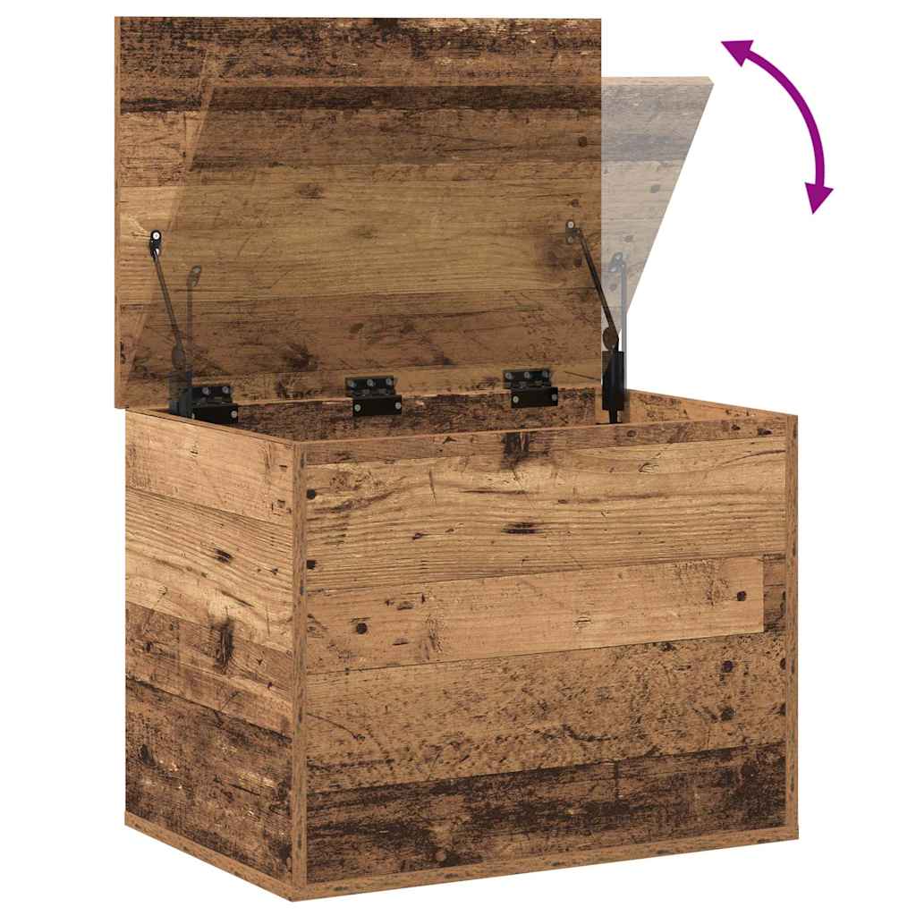 Lagringsboks Gammelt Tre 60 X 42 X 46 Cm Konstruert Tre