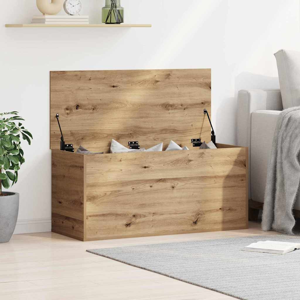 Lagringsboks Artisan Eik 100 X 42 X 46 Cm Konstruert Tre