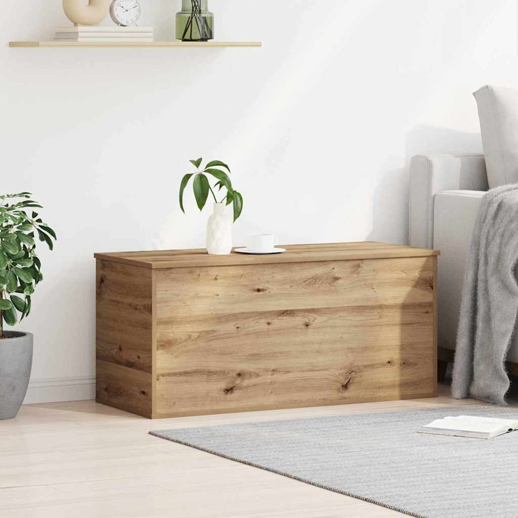 Lagringsboks Artisan Eik 100 X 42 X 46 Cm Konstruert Tre
