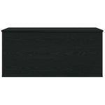 Lagringsboks Svart Eik 100 X 42 X 46 Cm Konstruert Tre