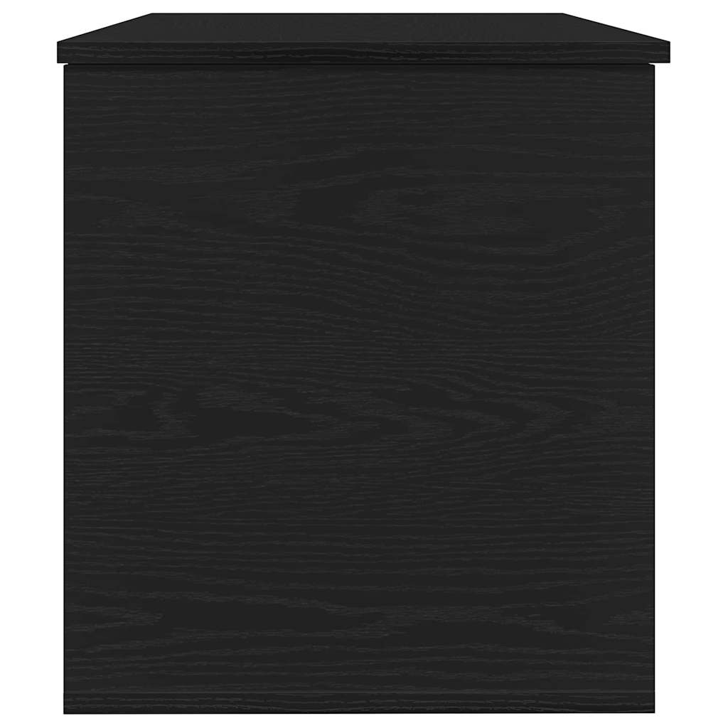 Lagringsboks Svart Eik 100 X 42 X 46 Cm Konstruert Tre