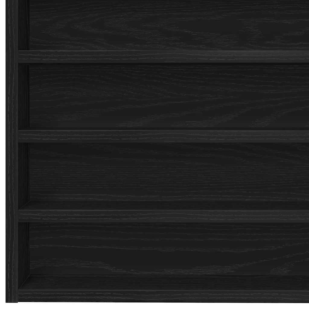 Visningsskap Svart Eik 100 X 8,5 X 50 Cm Konstruert Tre