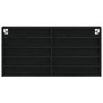 Visningsskap Svart Eik 100 X 8,5 X 50 Cm Konstruert Tre