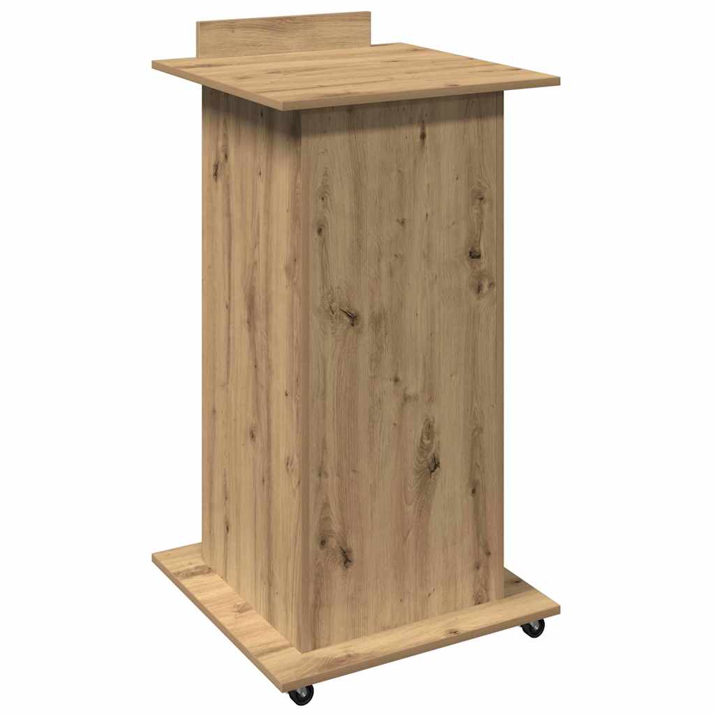 Podium Med Skuff Artisan Eik 55 X 55 X 107 Cm Konstruert Tre