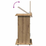 Podium Med Skuff Artisan Eik 55 X 55 X 107 Cm Konstruert Tre
