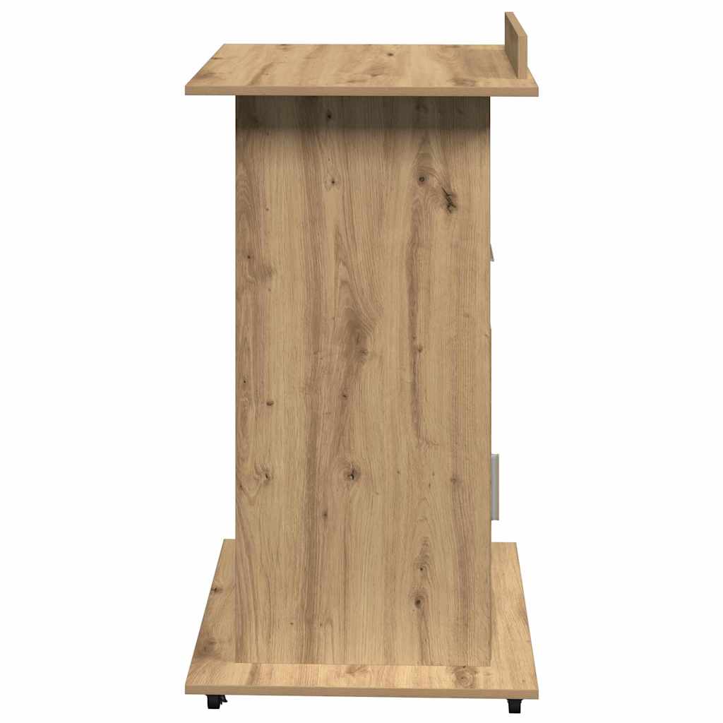 Podium Med Skuff Artisan Eik 55 X 55 X 107 Cm Konstruert Tre