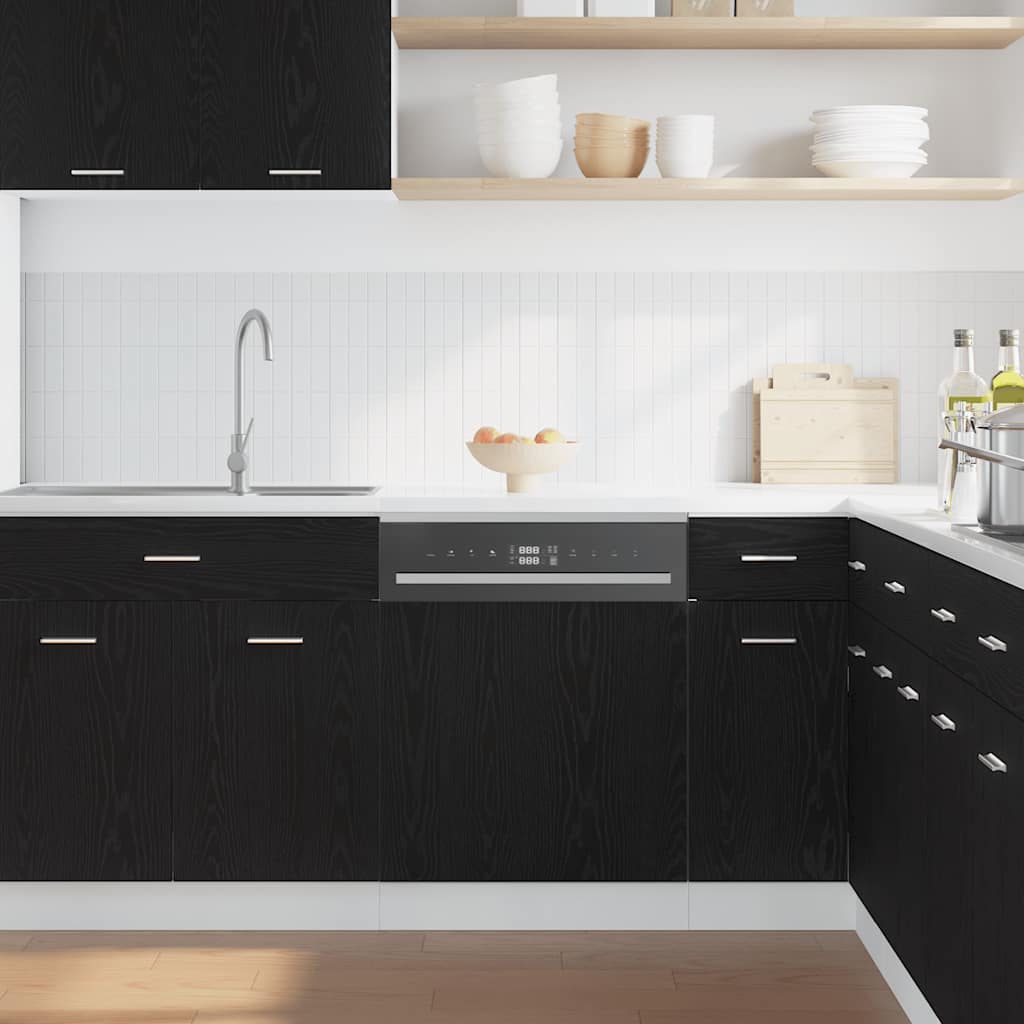 Oppvaskmaskin Panel &quot;Lyon&quot; Svart Eik 60X1,5X67 Cm
