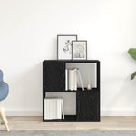 Tv-Benksett Veggmontert Svart 60 X 24 X 63 Cm Konstruert Tre